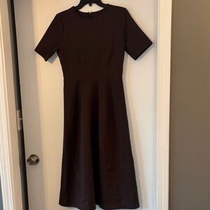 Everlane Chocolate Brown Midi Dress